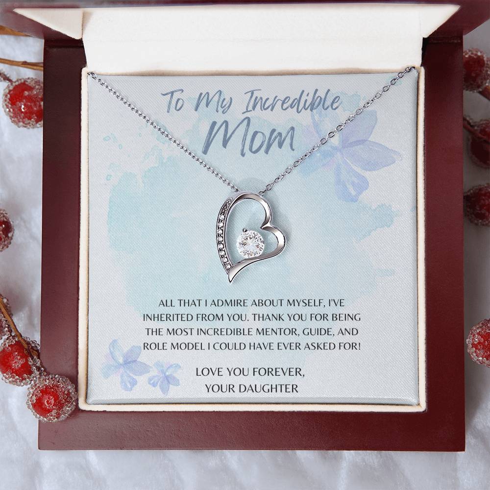 Mom- Inherited from you-Forever Love Necklace