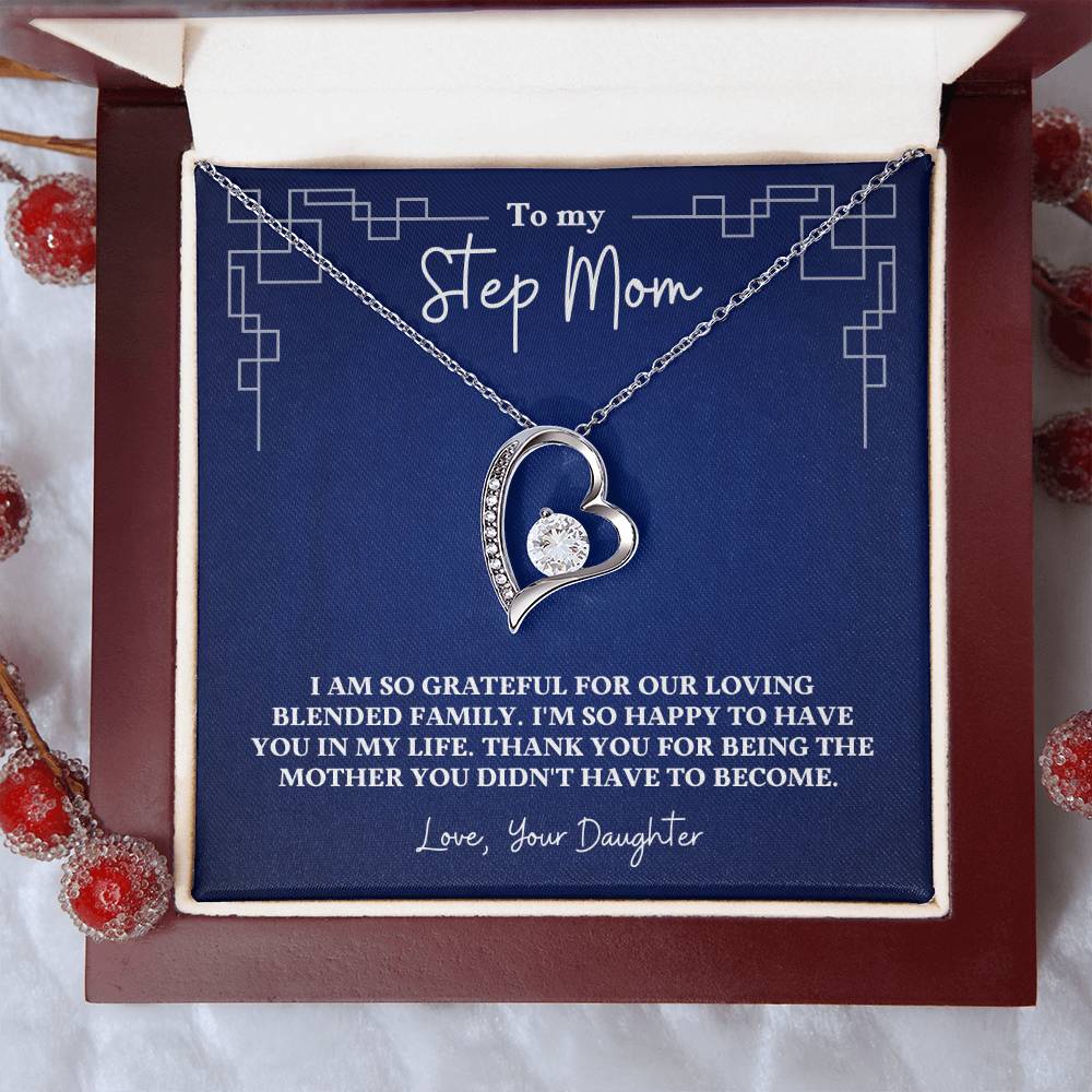 Stepmom- Blended family-Forever Love Necklace