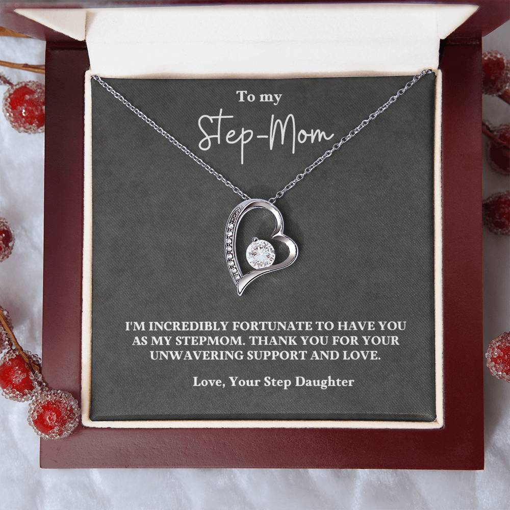 Stepmom- Unwavering support-Forever Love Necklace