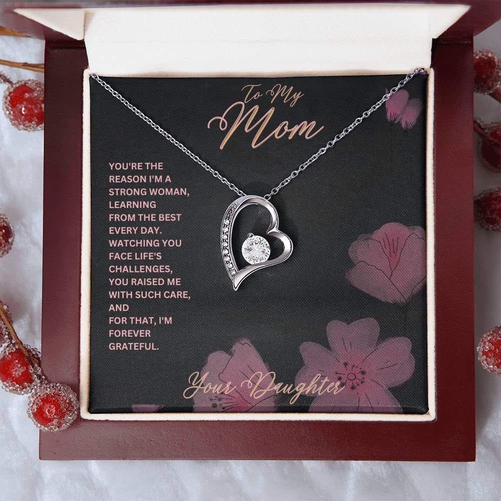 Mom- I'm a strong woman-Forever Love Necklace