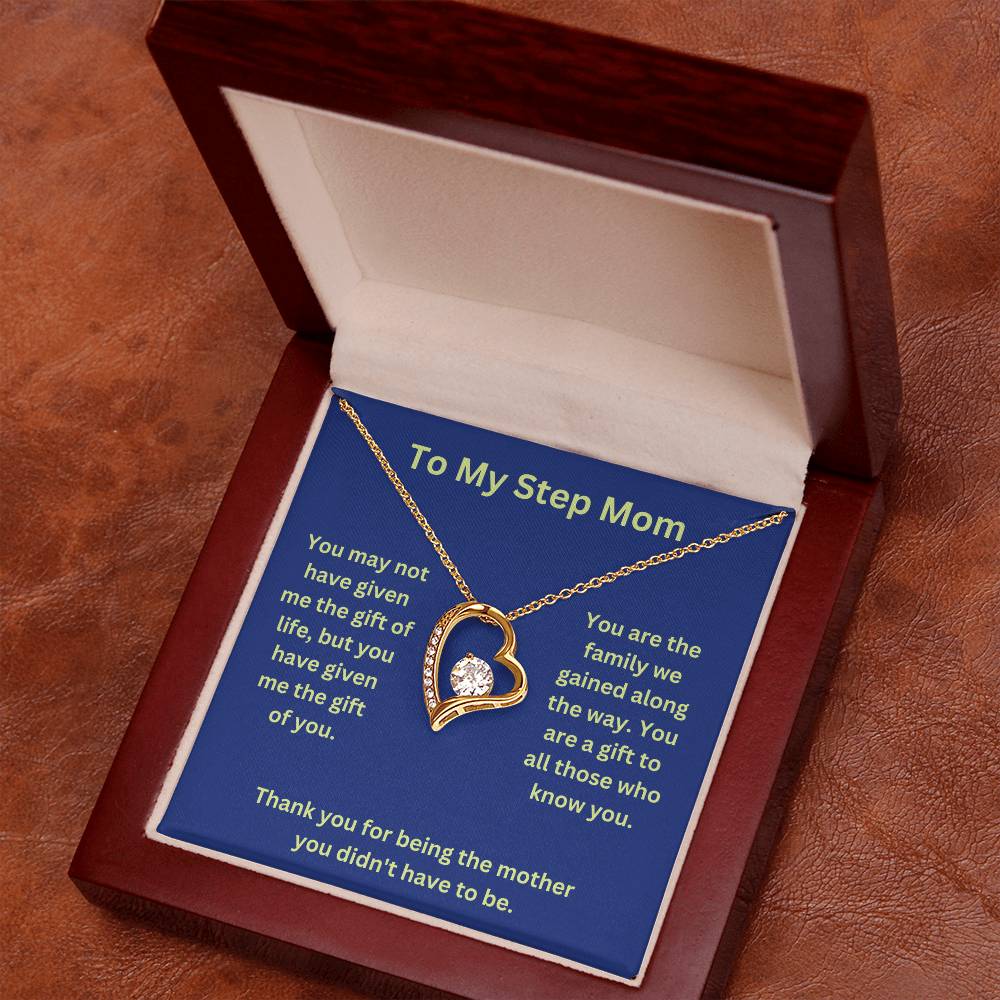 Stepmom- The gift of life-Forever Love Necklace