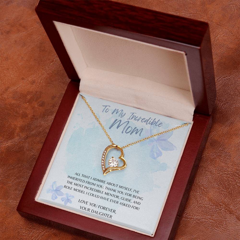 Mom- Inherited from you-Forever Love Necklace