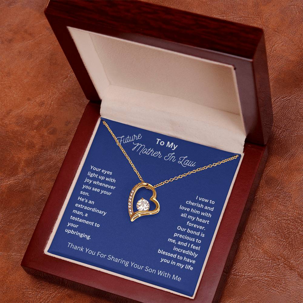 Mother-In-Law- Sharing Your Son with Me-Forever Love Necklace