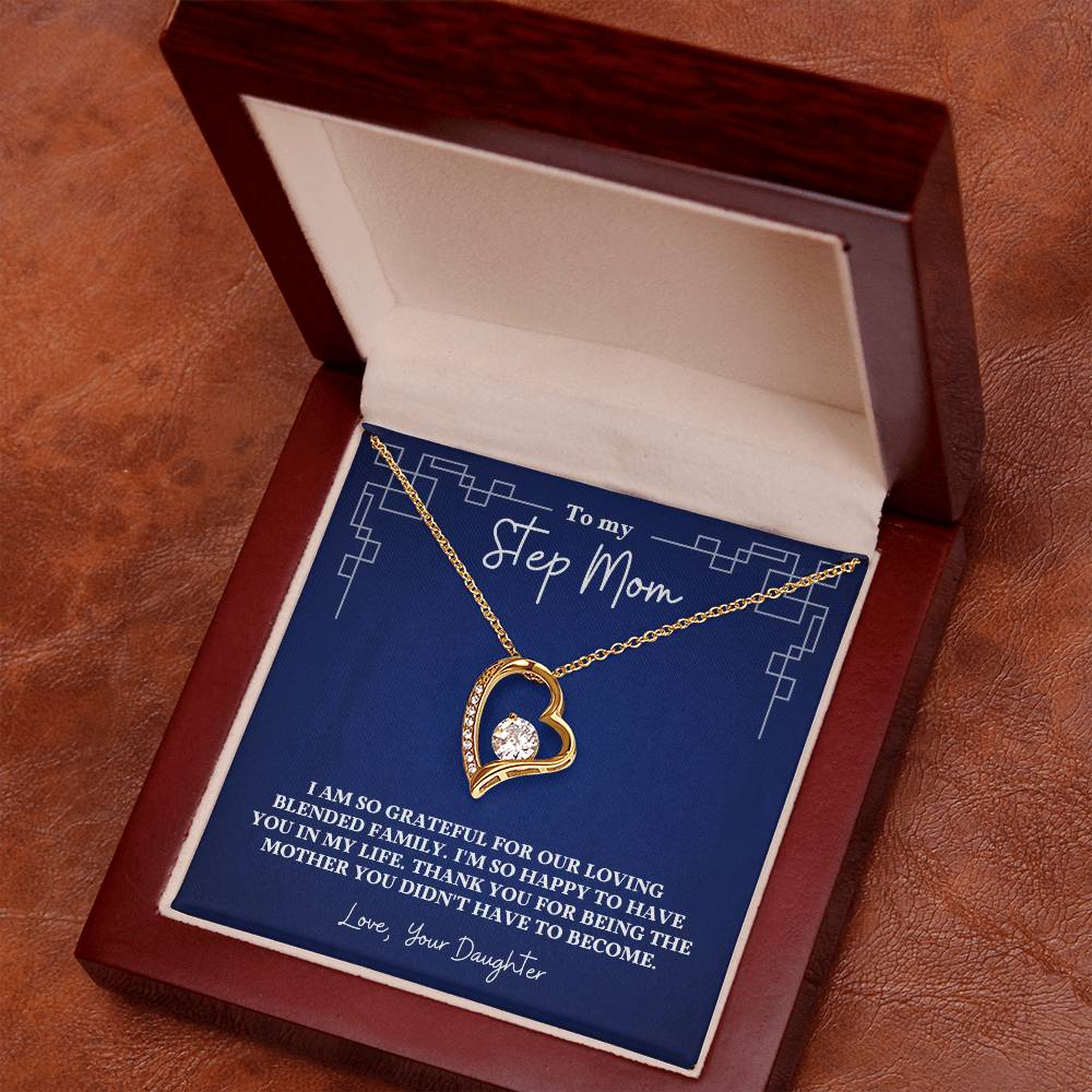 Stepmom- Blended family-Forever Love Necklace