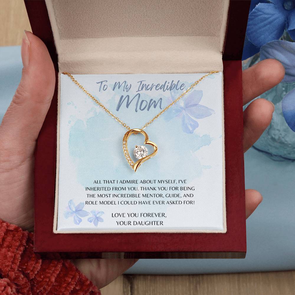 Mom- Inherited from you-Forever Love Necklace