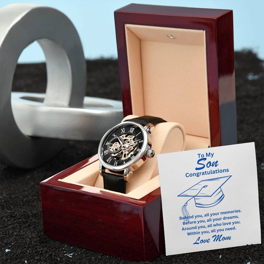 Son-All Your Dream-Men's Openwork Watch