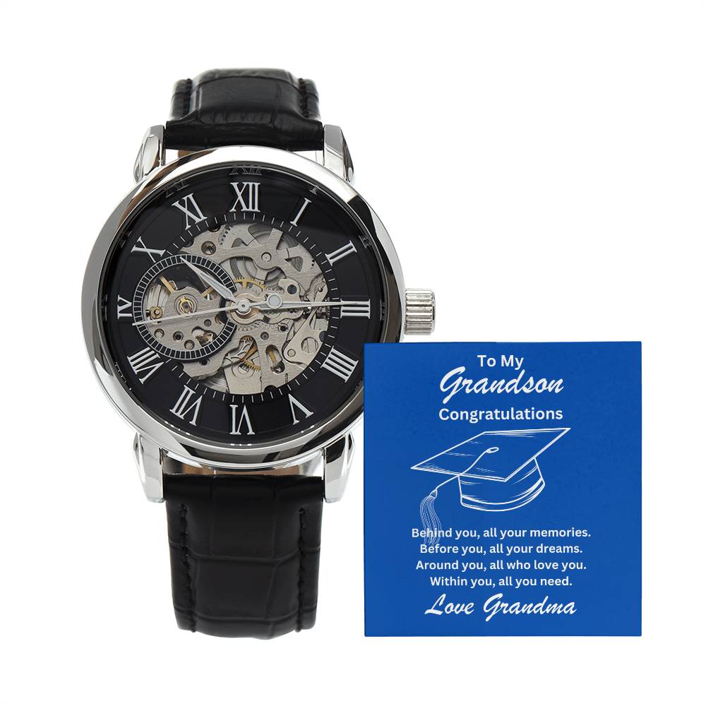 Men's Openwork Watch-Men's Openwork Watch