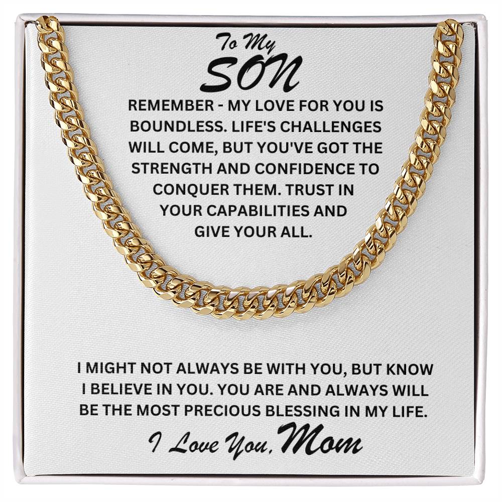 Son- My love for you-Cuban Link Chain