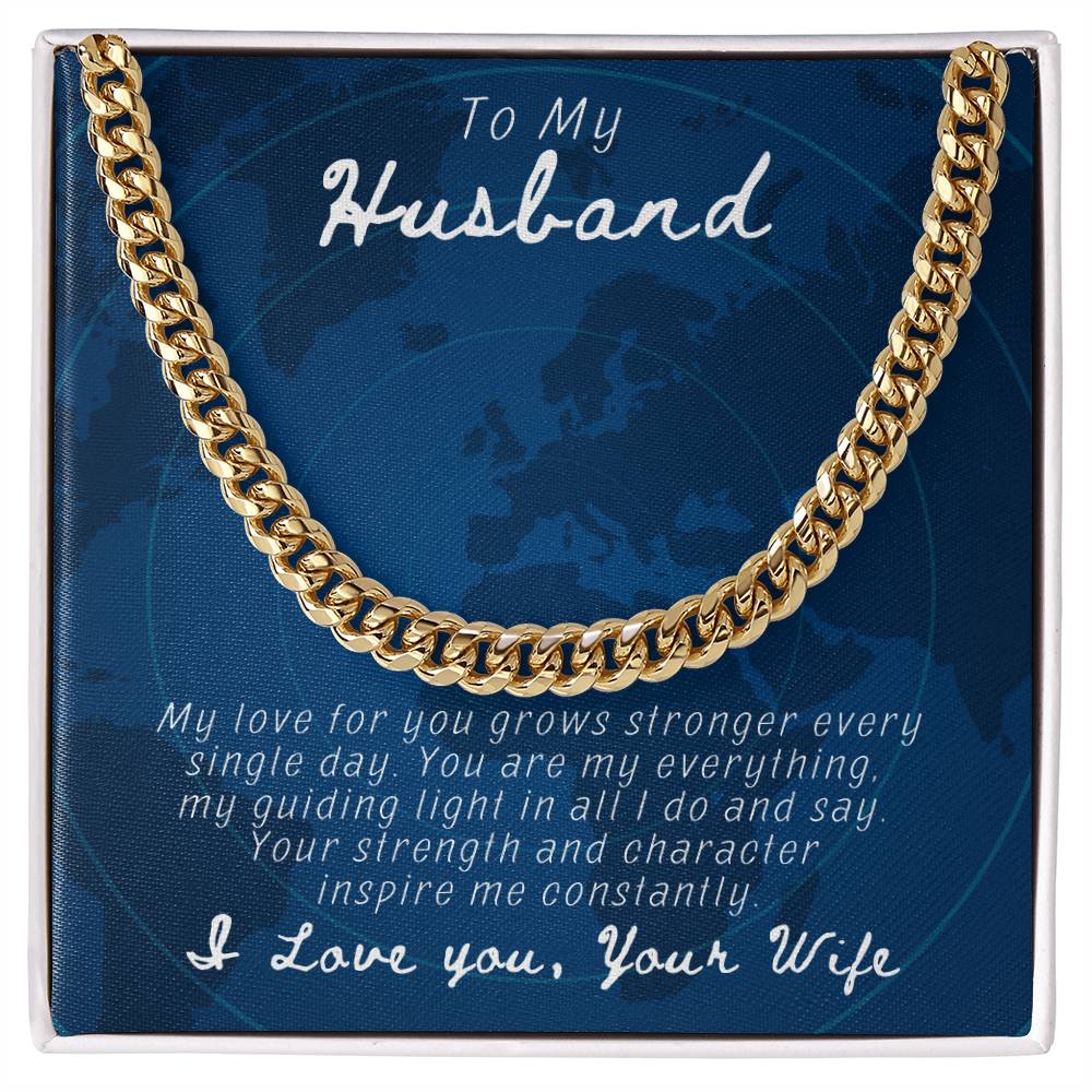 Husband- You are my everything-Cuban Link Chain