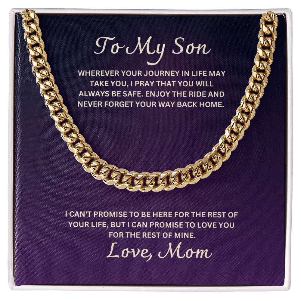 Son- Enjoy the ride-Cuban Link Chain