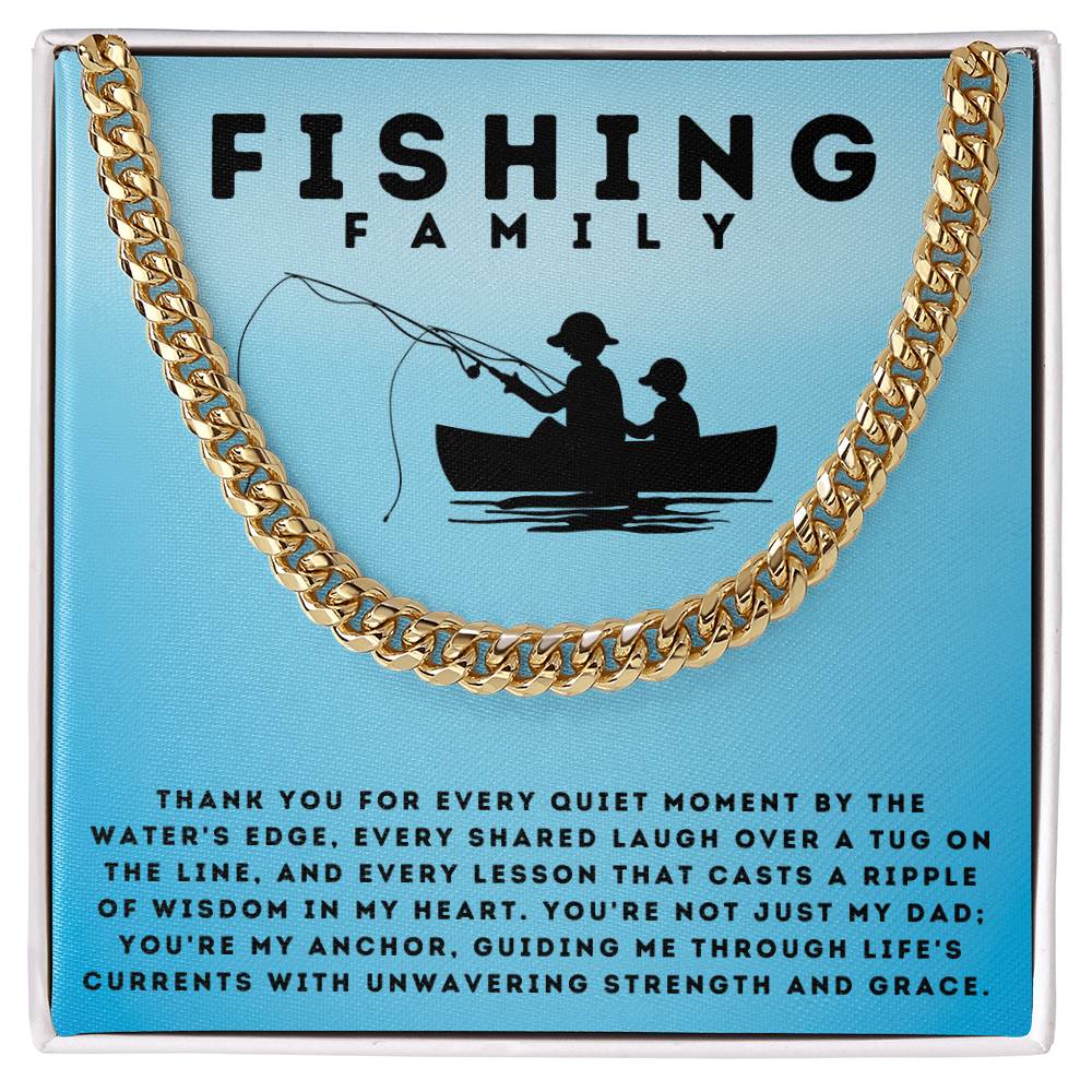 Dad- Ripple of wisdom-Cuban Link Chain