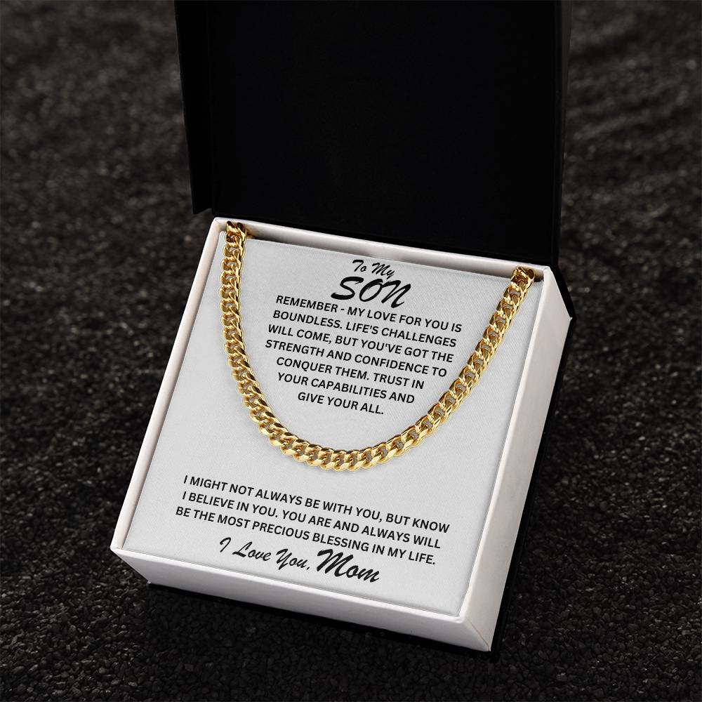 Son- My love for you-Cuban Link Chain