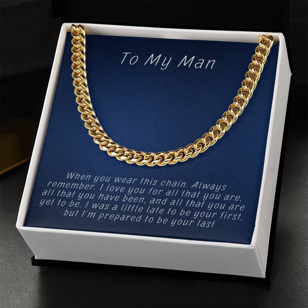 Husband- Prepared to be your last-Cuban Link Chain