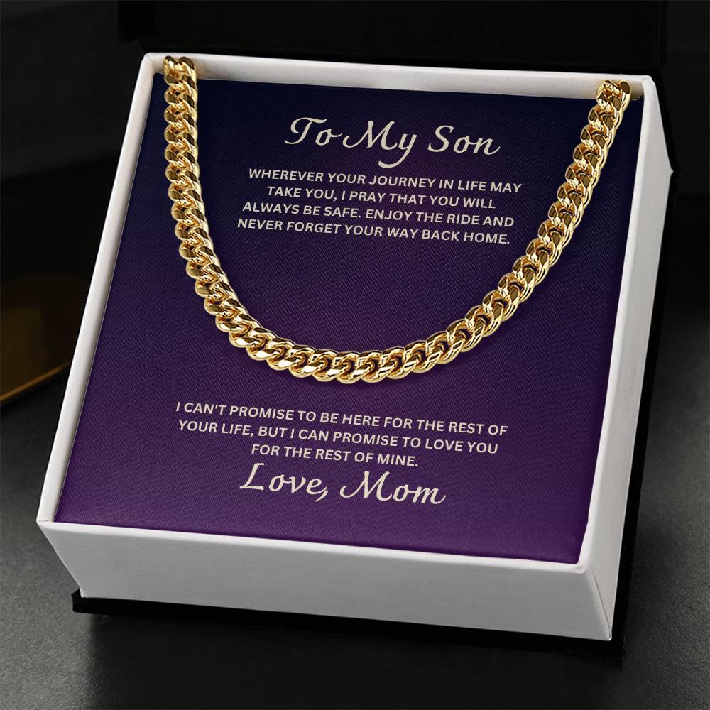 Son- Enjoy the ride-Cuban Link Chain