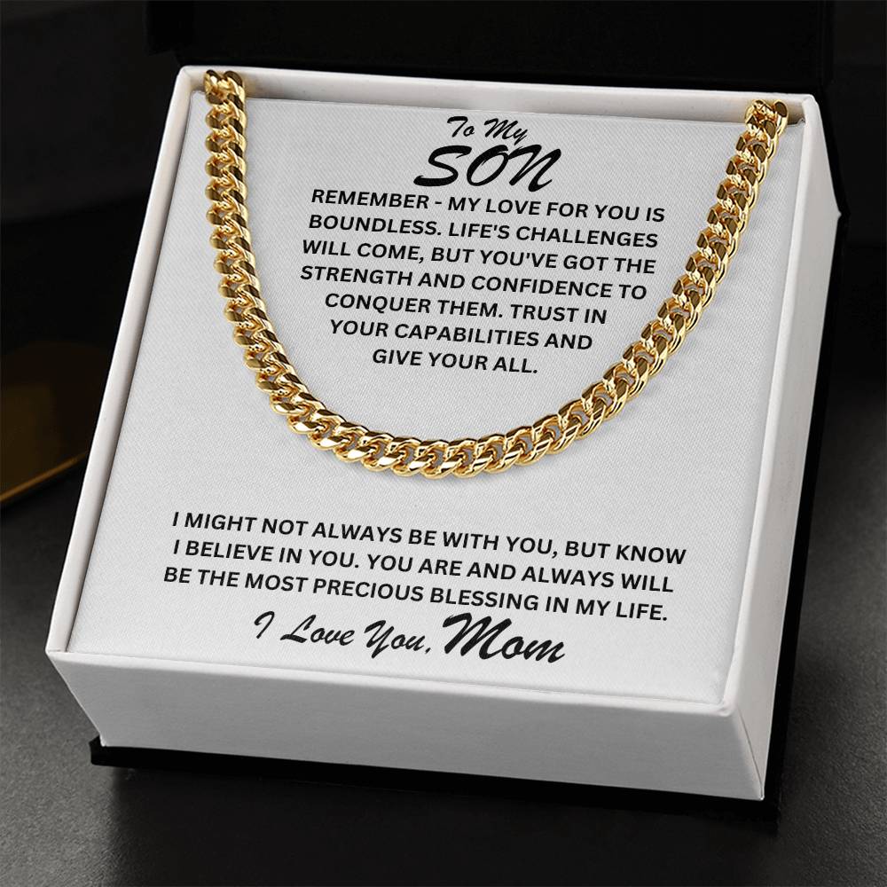 Son- My love for you-Cuban Link Chain