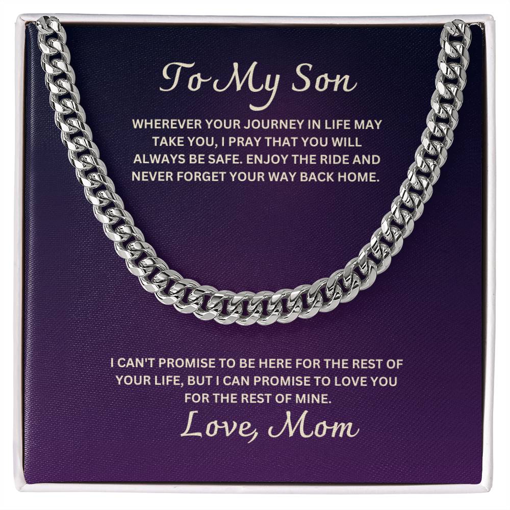 Son- Enjoy the ride-Cuban Link Chain