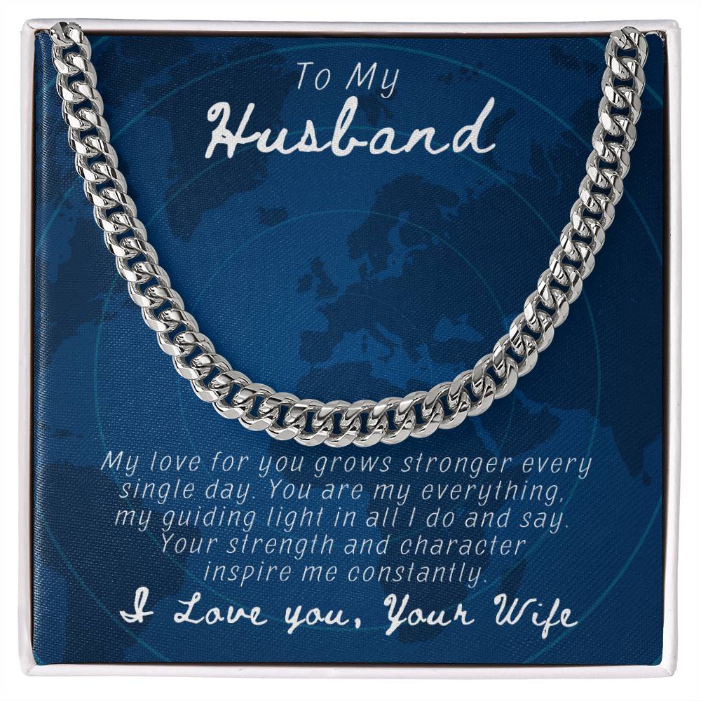 Husband- You are my everything-Cuban Link Chain