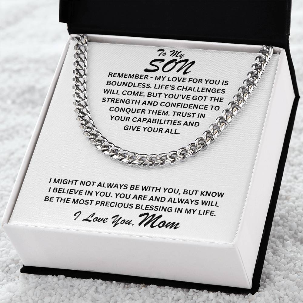 Son- My love for you-Cuban Link Chain