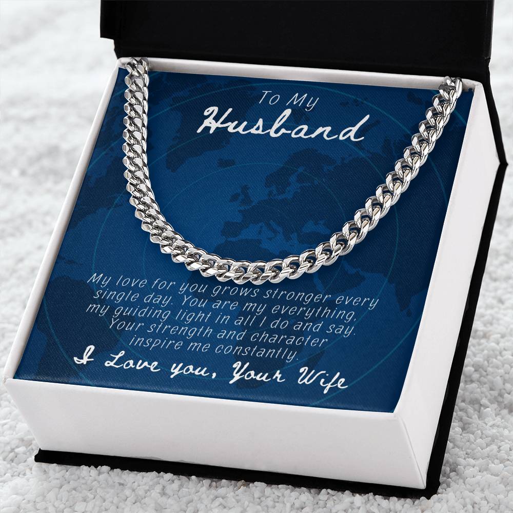 Husband- You are my everything-Cuban Link Chain