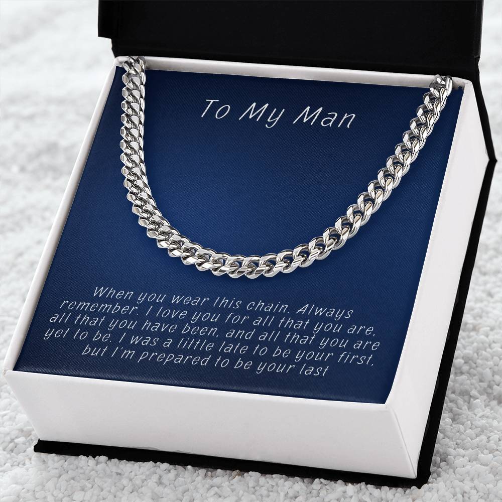 Husband- Prepared to be your last-Cuban Link Chain