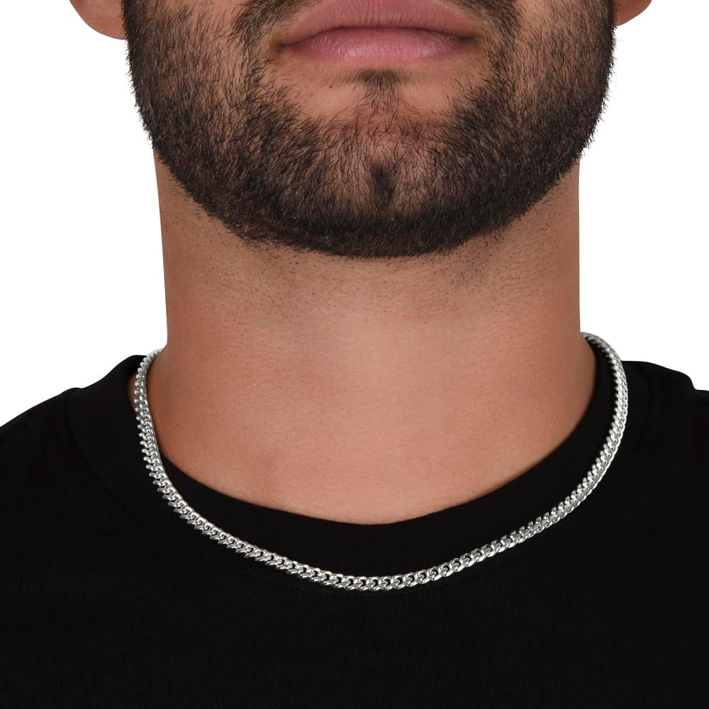 Husband- Fisherman-Cuban Link Chain