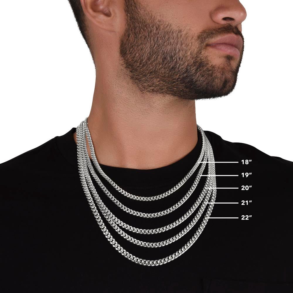 Husband- Fisherman-Cuban Link Chain