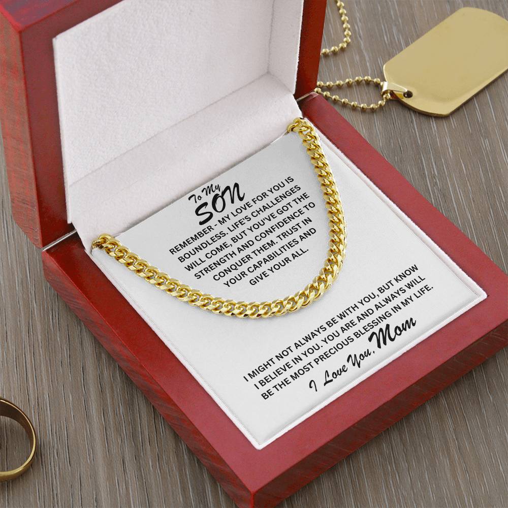 Son- My love for you-Cuban Link Chain