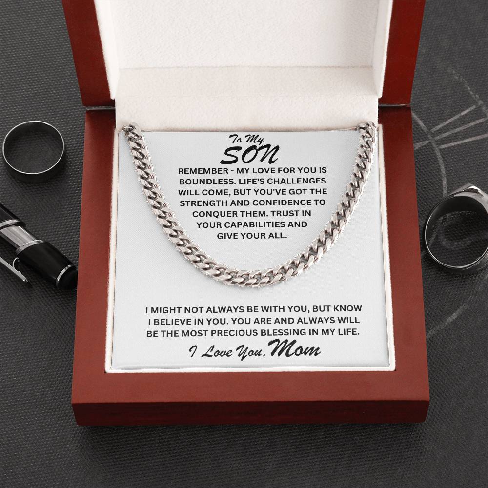 Son- My love for you-Cuban Link Chain