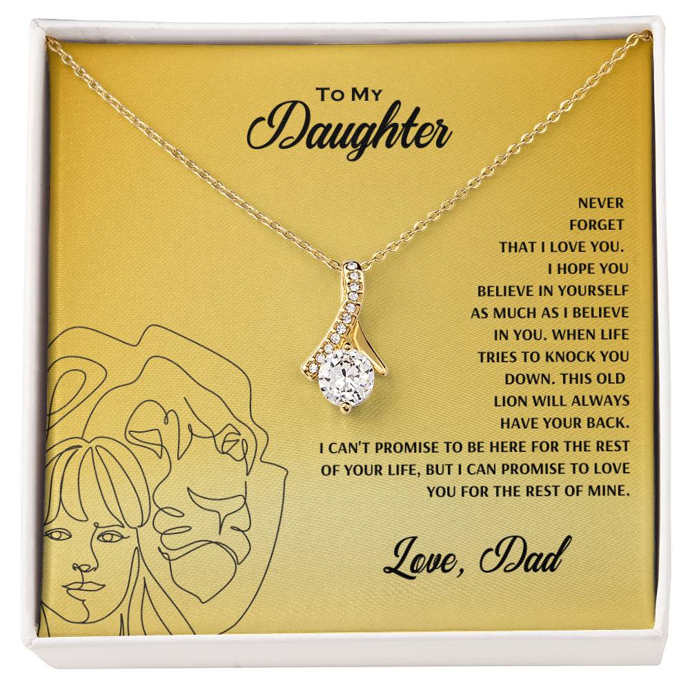 Daughter- Believe in yourself-Alluring Beauty Necklace