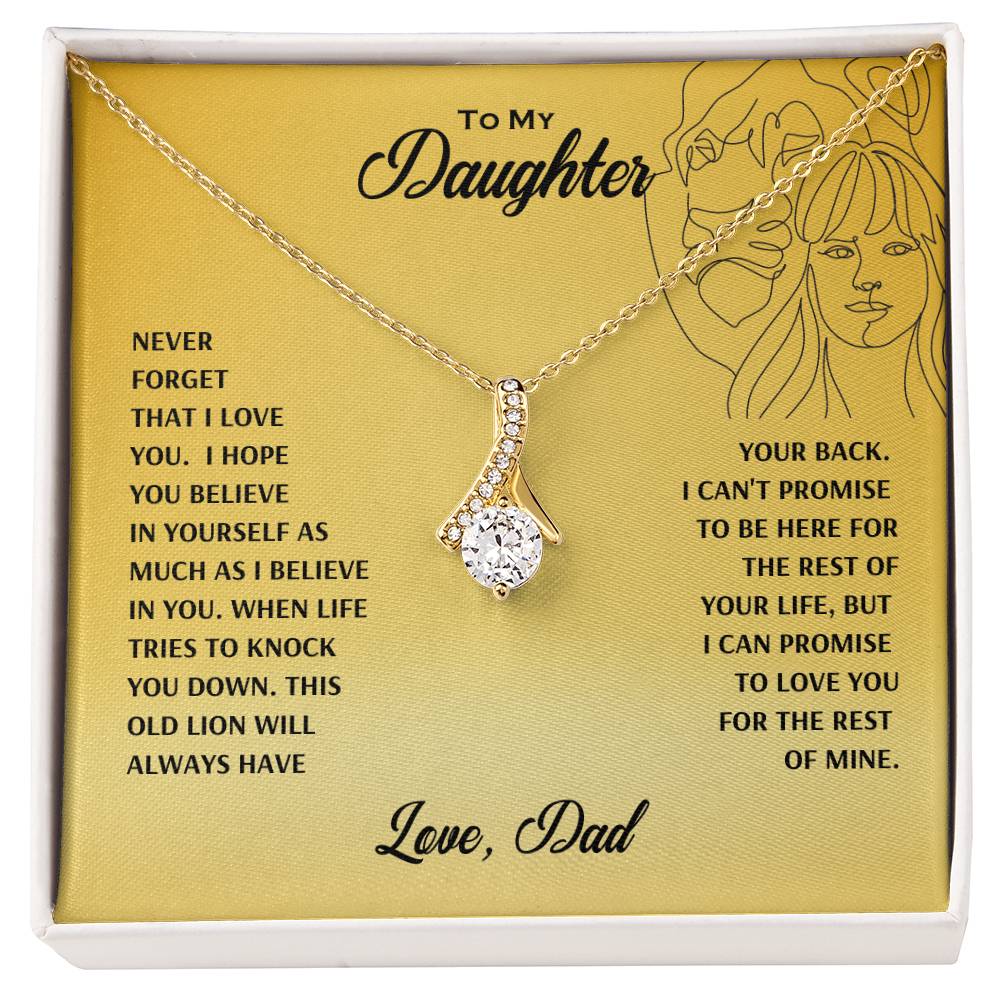 Daughter- Believe in yourself -Alluring Beauty Necklace