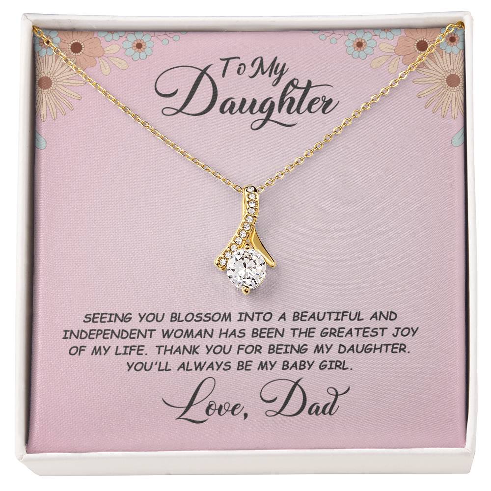 Daughter Blossom into a beautiful woman- Alluring Beauty necklace