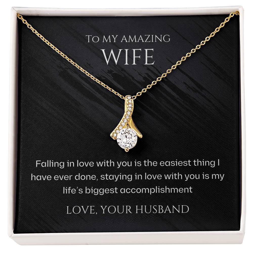 Wife-My biggest accomplishment-Alluring Beauty necklace