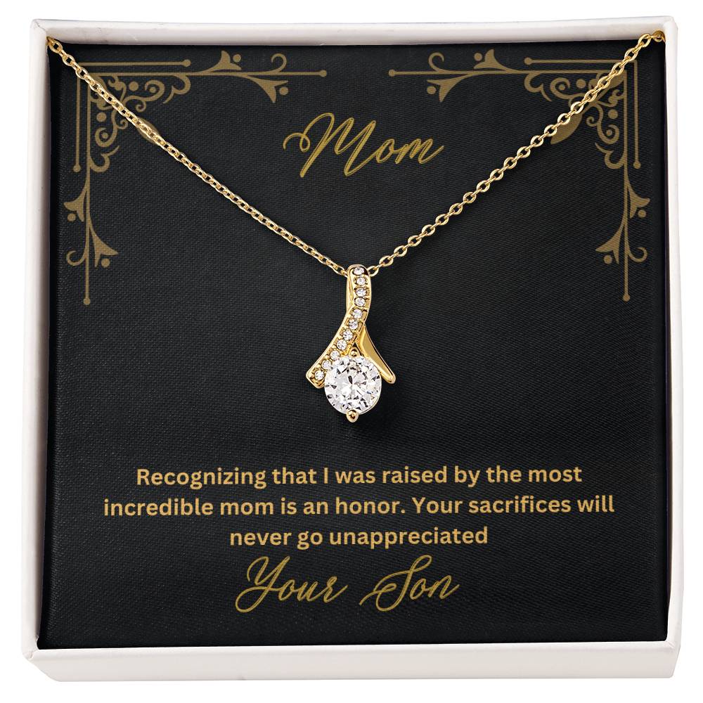 Mom-Most incredible mom-Alluring Beauty necklace