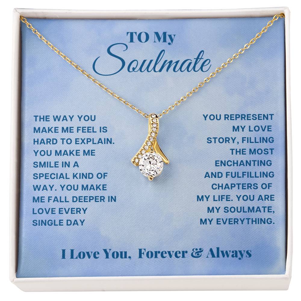 Soulmate-You make me smile-Alluring Beauty necklace