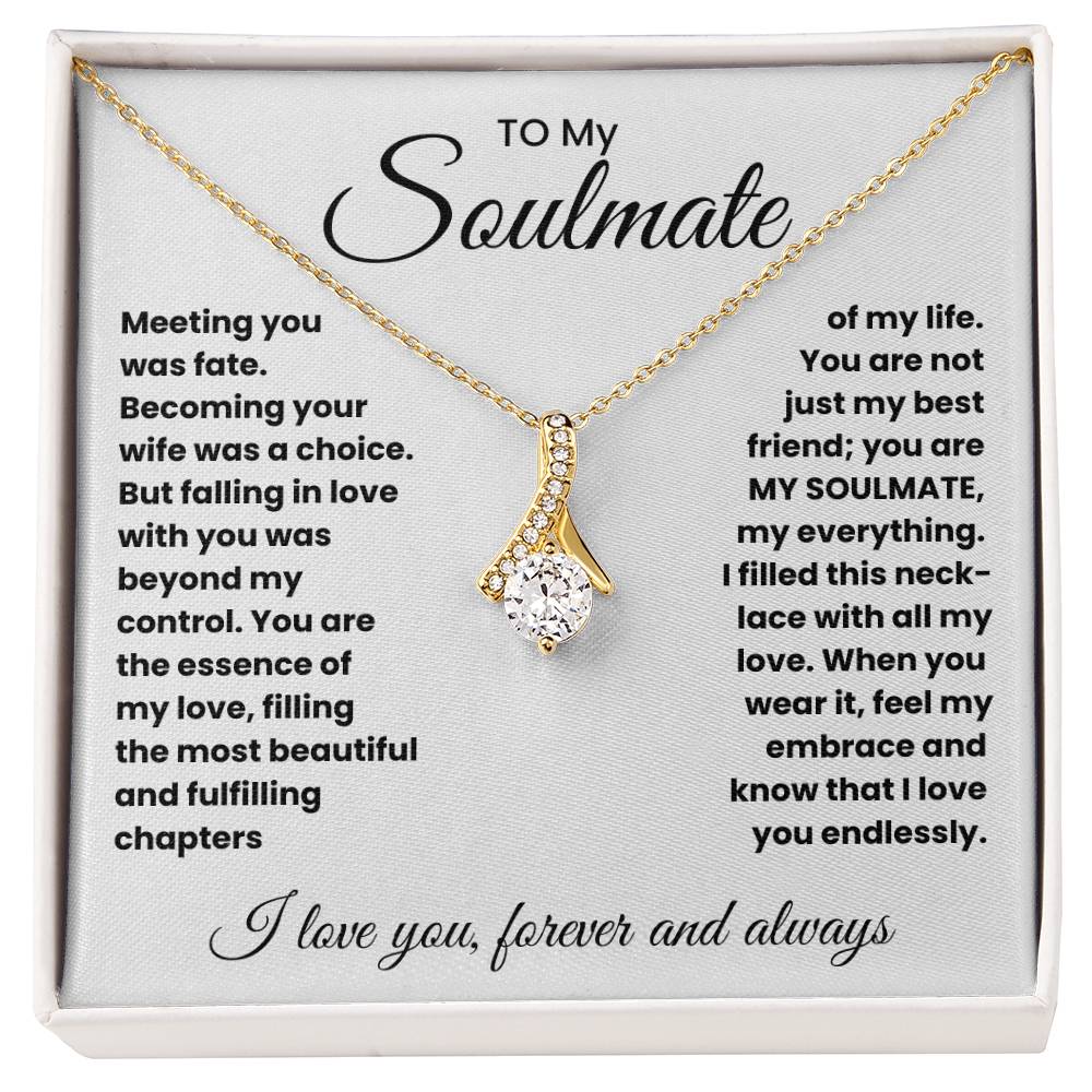 Soulmate-Beyond my control-Alluring Beauty necklace