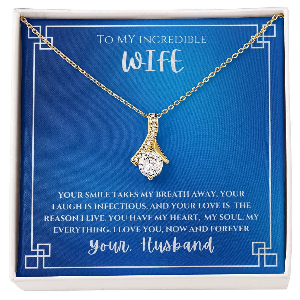 Wife-You have my heart-Alluring Beauty necklace