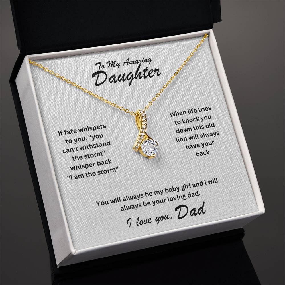 Daughter- I am the storm -Alluring Beauty Necklace