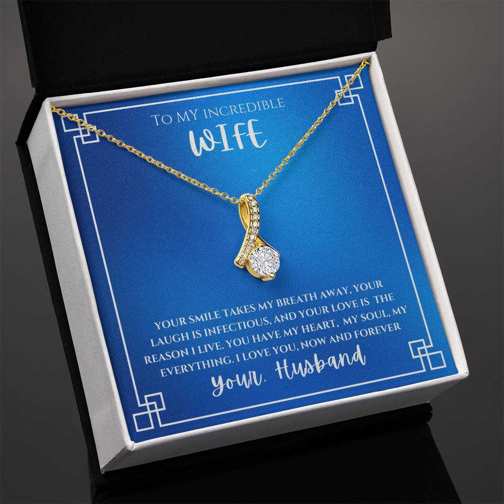 Wife-You have my heart-Alluring Beauty necklace