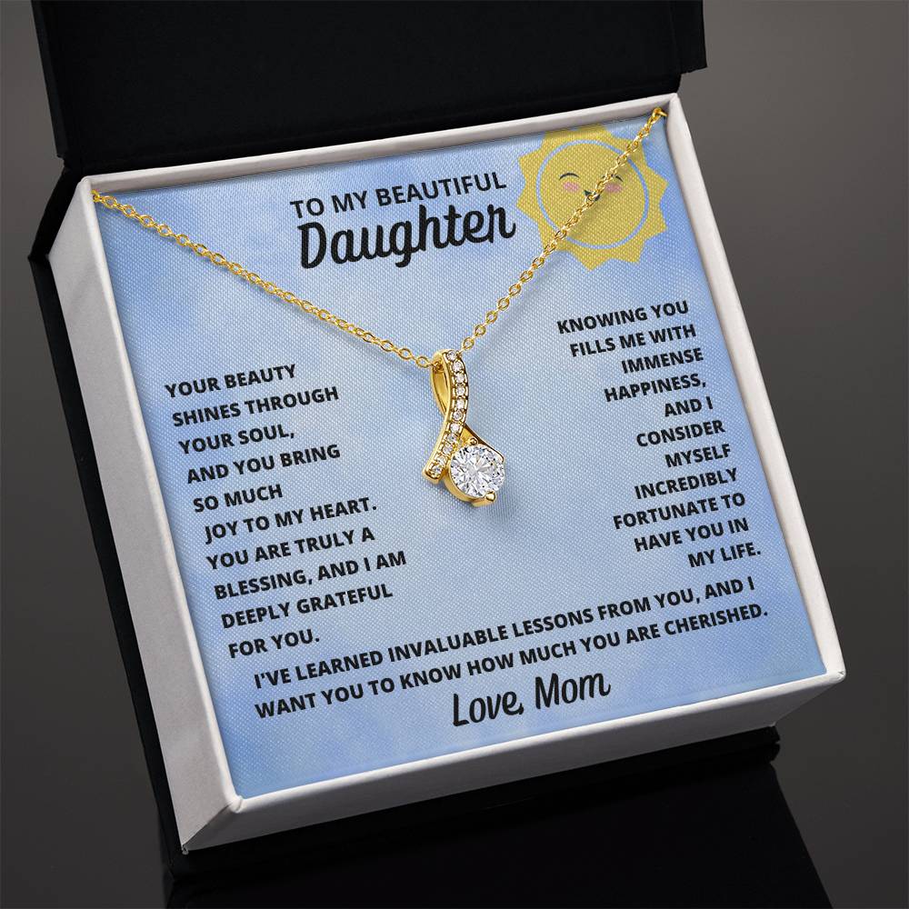 Daughter- Your beauty shines through-Alluring Beauty Necklace