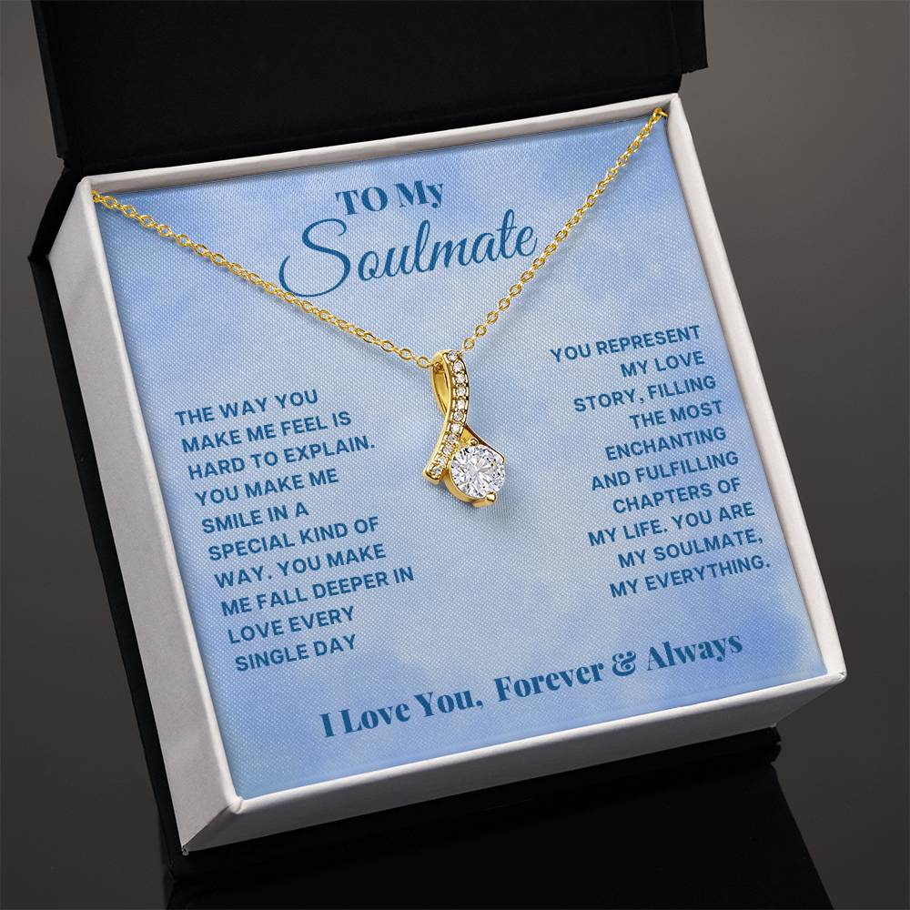 Soulmate-You make me smile-Alluring Beauty necklace