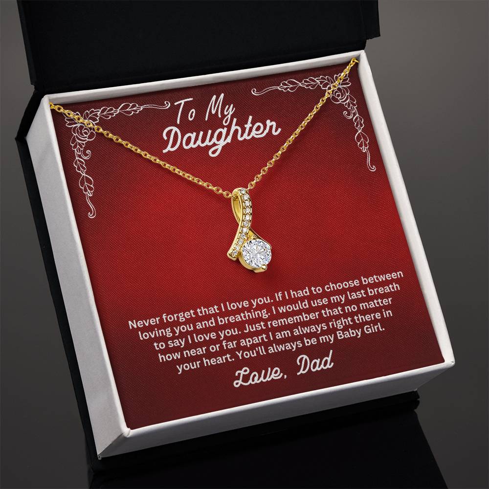 Daughter- My last breath-Alluring Beauty Necklace