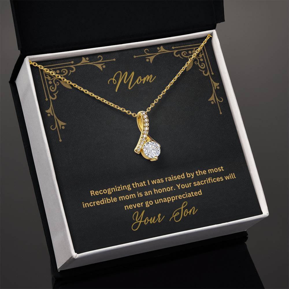 Mom-Most incredible mom-Alluring Beauty necklace