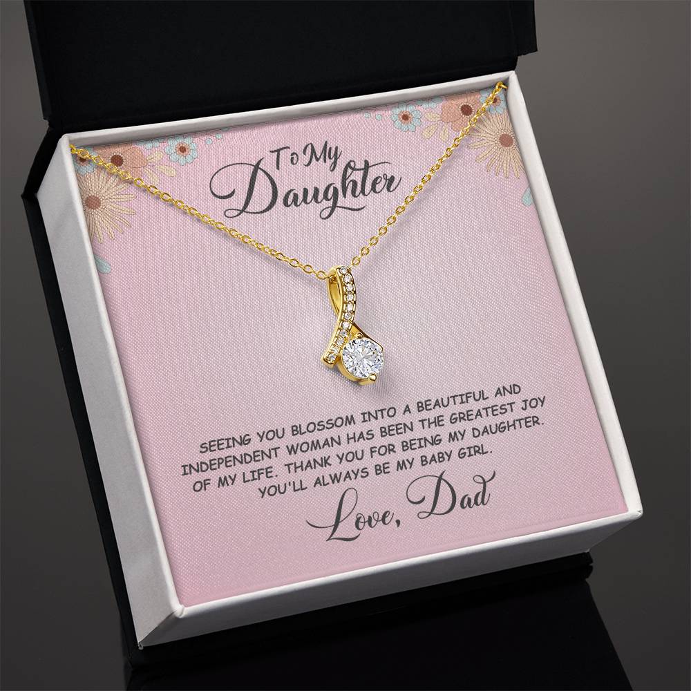 Daughter Blossom into a beautiful woman- Alluring Beauty necklace