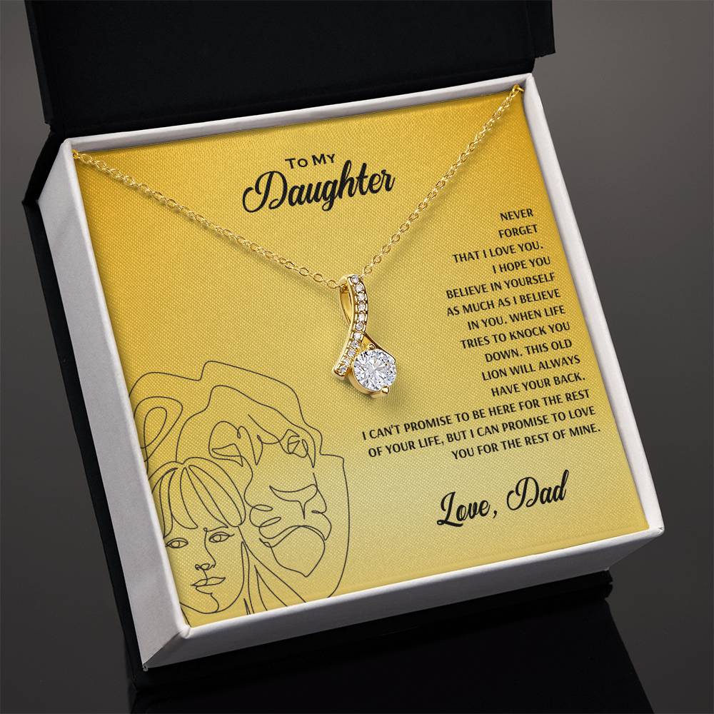 Daughter- Believe in yourself-Alluring Beauty Necklace