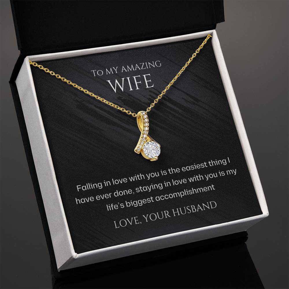 Wife-My biggest accomplishment-Alluring Beauty necklace