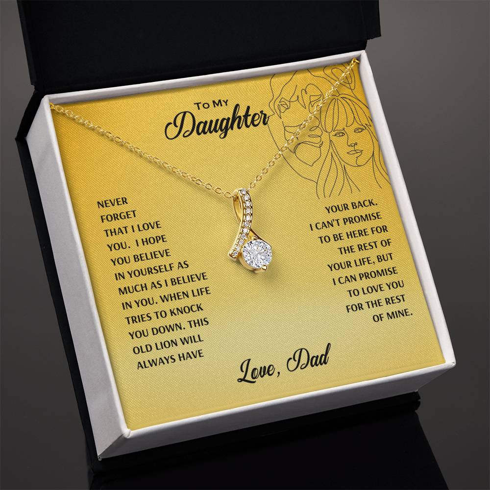 Daughter- Believe in yourself -Alluring Beauty Necklace