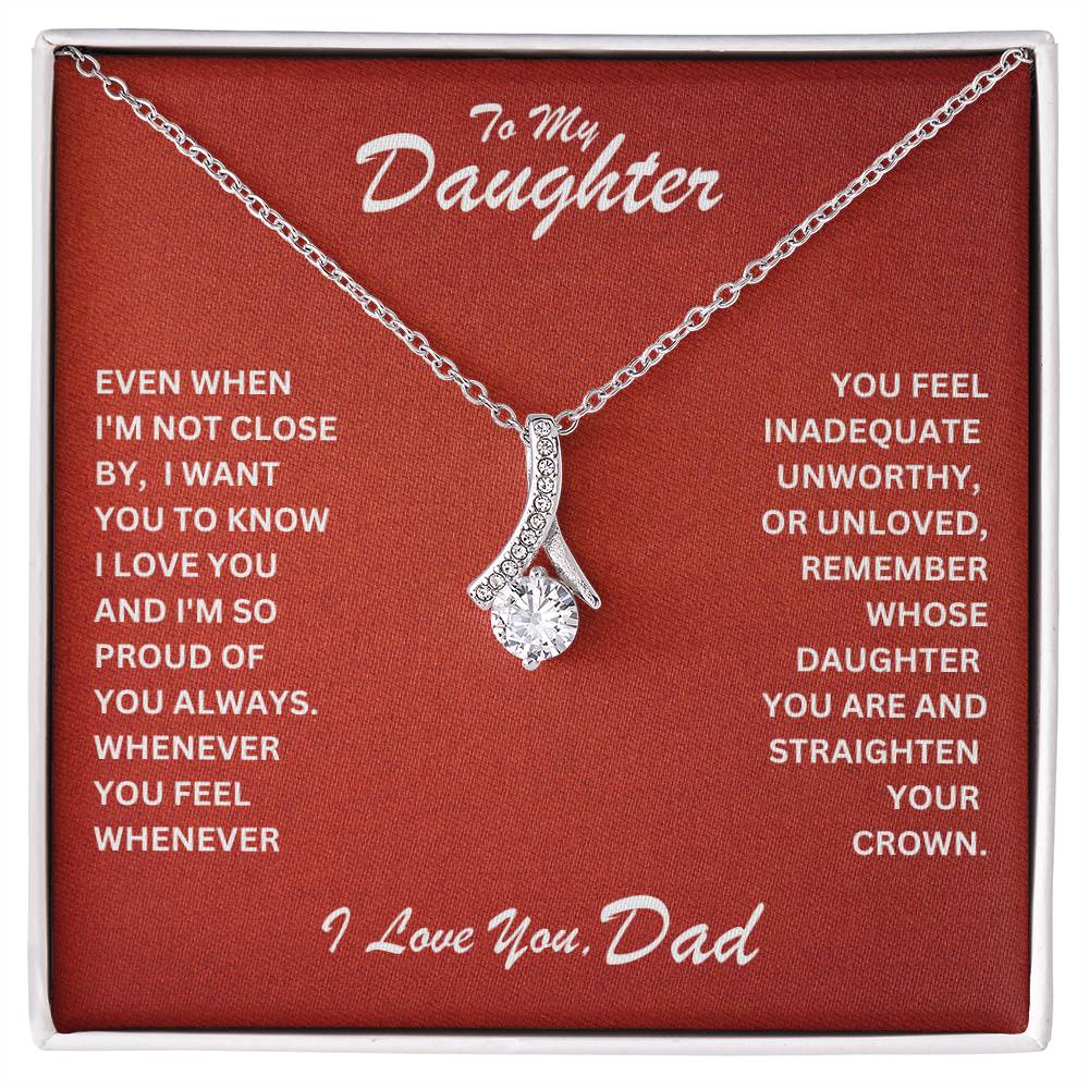 Daughter- Straighten your crown-Alluring Beauty Necklace