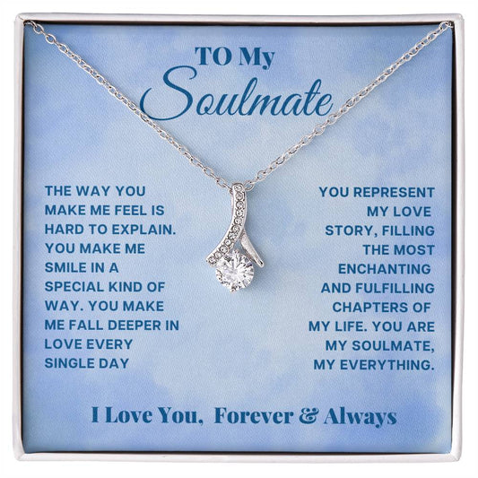 Soulmate-You make me smile-Alluring Beauty necklace