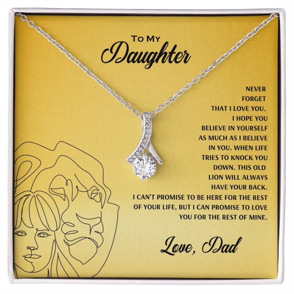 Daughter- Believe in yourself-Alluring Beauty Necklace