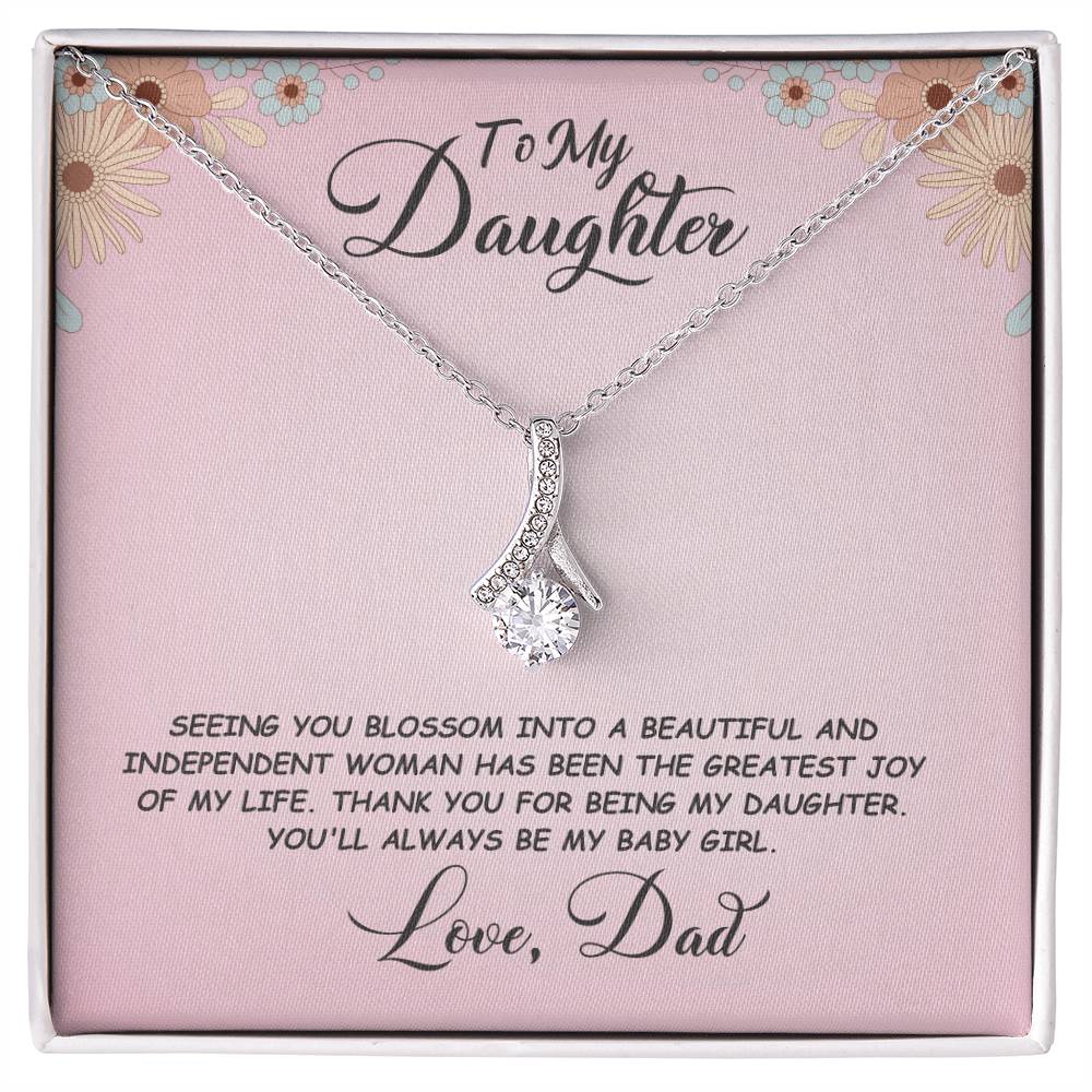 Daughter Blossom into a beautiful woman- Alluring Beauty necklace